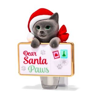 BATH AND BODY WORKS DEAR SANTA PAWS CAT WALLFLOWER PLUG